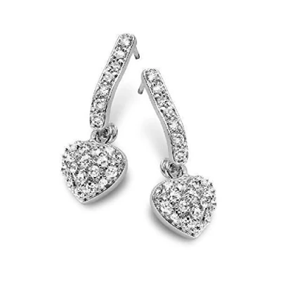 Immagine di Orphelia Orecchini da donna con zirconia cubica, argento sterling 925 e vetro, cod. EAR 467