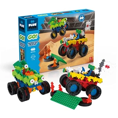 Immagine di Plus E Ancora più Parti Monster Trucks PP7014 Confezione da 600 Pezzi, Colore Basic,