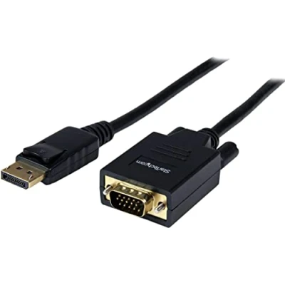 Immagine di StarTech.com Cavo da DisplayPort a VGA 1,8 m, adattatore attivo, Video 1080p, monitor DP VGA, Convertitore 1.2 Connettore scatto (DP2VGAMM6)