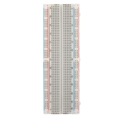 Immagine di MMOBIEL 1pcs PCB Breadboard Prototipo Senza Saldature di Circuito 1x830 Punti Compatibili con DIY Arduino, Raspberry Pi 2/3 / 4/5 Projekte Proto Shield Distribution Blocchi Collegamento
