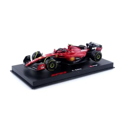 Immagine di Bburago Ferrari SF 23 Nr 55 Carlos Sainz Stagione 2023 Formula 1 F1 scala 1/43 Modello Auto DieCast 36836