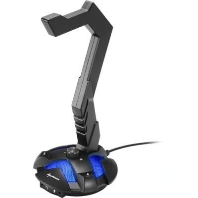 Immagine di Sharkoon X Rest 7.1 Surround Sound Kopfhörer supporto nero