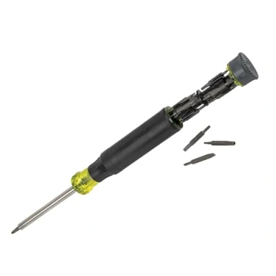 Immagine di Klein Tools cacciavite di precisione 32328, multi bit 27 in 1, punte per la riparazione prodotti Apple, magnete terre rare, elettronica