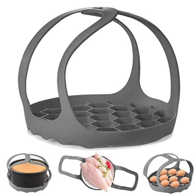 Immagine di Eslinga para Olla a Presión, Silicona Ollas Instantáneas de 6 Cuartos/8 Cuartos Galón, Ninja Foodi Y Anti Escaldado Multifunción, Humedecer Silicona, sin BPA, Color: Azul