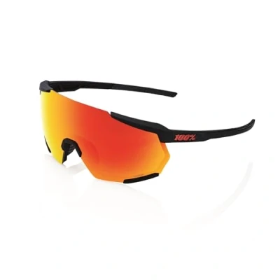 Immagine di 100% GAFAS RACETRAP 3.0 Soft Tact Black Hiper Red Multilayer Mirror Lens