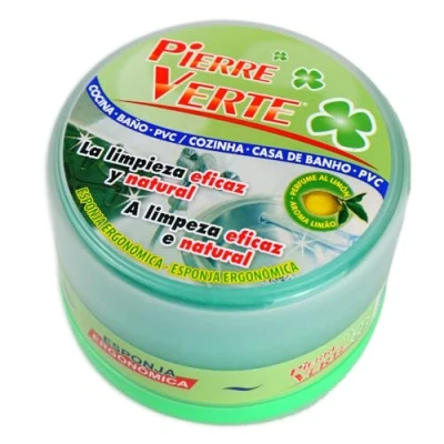 Immagine di 1 pc. Passat Pierre Verte Prodotto per la Pulizia Multiuso 200gr Spugna Profumo di Limone Detergente Universale Biodegradabile