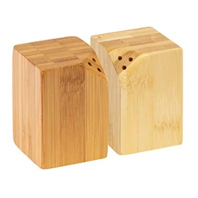 Immagine di Westmark Set per sale e pepe, 2 pz., Quadrato, Magnetico, Capacità: 20 ml l&#039;uno, Bambù, Tapas + Friends, Marrone chiaro, 70042270