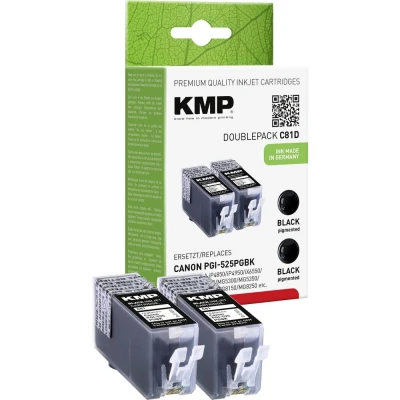 Immagine di Cartuccia KMP Compatibile sostituisce Canon PGI 525PGBK, CLI 526C, 526M, 526Y Conf 2 pz Nero C81D 1513,0021
