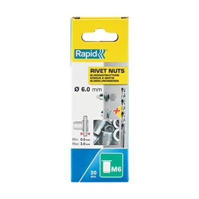 Immagine di Rapid 5000673 Inserti filettati M6, Acciaio