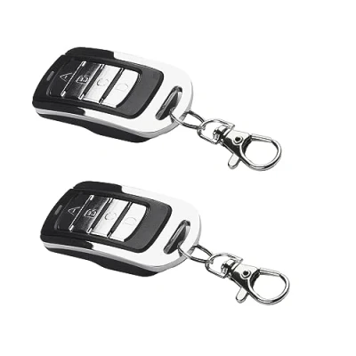 Immagine di 2 telecomandi universali automatici per cancelli, duplicatore universale, telecomando porta del garage, sostituzione cancello elettrico, portachiavi con clonazione