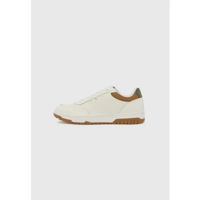 Immagine di Tommy Hilfiger Basket CORE Sneakers basse, Uomo, Taglia: 39, Ecru/army green Scarpe