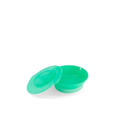 Immagine di Twistshake Ciotola Bambini con Coperchio Ermetico Piatto Svezzamento 6+ Mesi Contenitore Pappa Scodella Allenamento Cibo Neonati Senza BPA Ciotolina Prima Infanzia Verde