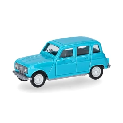 Immagine di herpa modello di auto Renault R4, in scala 1:87, pezzo da collezione, tedesco, statuetta plastica, Colore: turchese