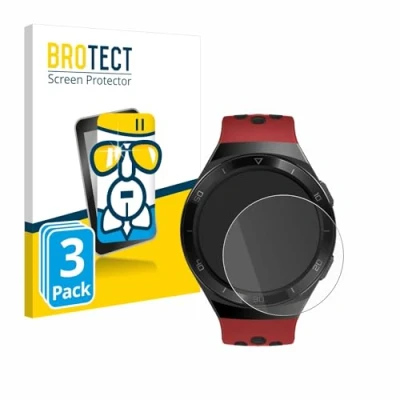 Immagine di brotect Pellicola Protettiva Vetro per Huawei Watch GT 2e Protezione Schermo (3 Pezzi) [Durezza Estrema 9H, Chiaro]