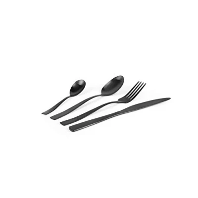 Immagine di Excelsa Shadow Black Servizio Posate 16 Pezzi, Acciaio Inox 18/0