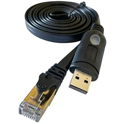 Immagine di DSD TECH SH RJ45E Cavo da USB a console con chip CH340C per switch router 1.8M/5.9FT