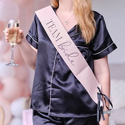 Immagine di Ginger Ray Fasce con Nastro Nero, Rosa, TH 119