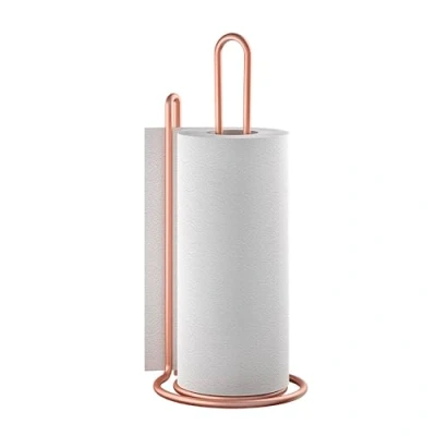 Immagine di Metaltex My Roll Copper Portarotolo verticale carta cucina (363640)