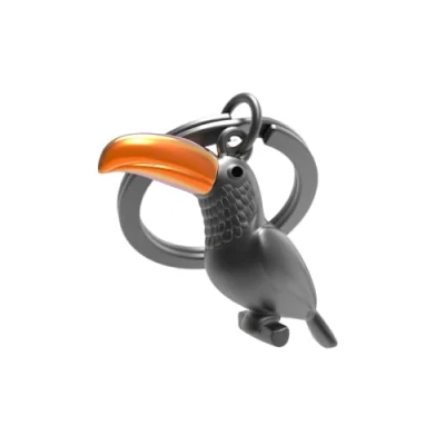 Immagine di O meta[l]morphose METALMORFOSE MTM274 01 Portachiavi Toucan, Grigio, argento., taglia unica, Contemporaneo