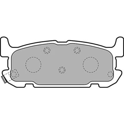 Immagine di DELPHI LP1752 Kit pastiglie freno con segnalatore acustico usura lamierino anticigolío senza accessori MAZDA: MX 5 2
