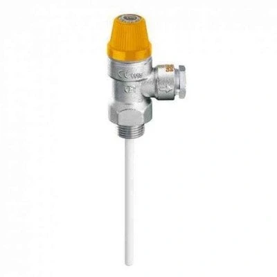 Immagine di VALVOLA SICUREZZA COMBINATA X SOLARE 1/2X15 10BAR CALEFFI COD.309401