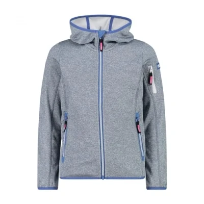 Immagine di CMP Giacca in Knit Tech da Bambini con Cappuccio Fisso, Sky Bianco, 128