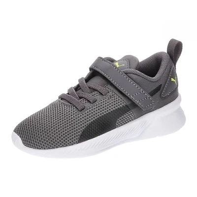 Immagine di PUMA Flyer Runner V Inf, Scarpe da Ginnastica Unisex Bambini, Dark Coal Black Lime Smash, 21 EU