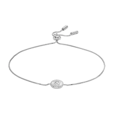 Immagine di Fossil Bracciale Da Donna In Argento Sterling, Lunghezza: 216 mm, Larghezza: 8,7 mm JFS00616040