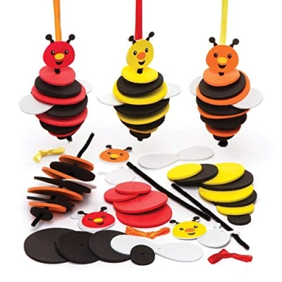 Immagine di Baker Ross ape fai da te (Pacchetto di 6) attività creative per bambini e ottimi come regalini, colori assortiti