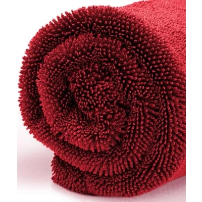 Immagine di Ivality® Panno asciutto per auto, XXL, 40 x 60 cm, ultra assorbente, 1800 g/m², moto, tessuto in microfibra intrecciato, privo di pelucchi e vernice, colore rosso