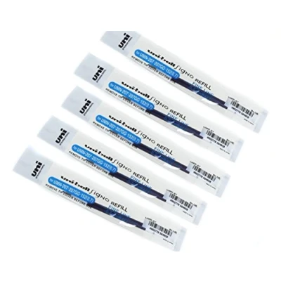 Immagine di 5 ricariche per palline Uni ball UMR 87 SIGNO 207, blu