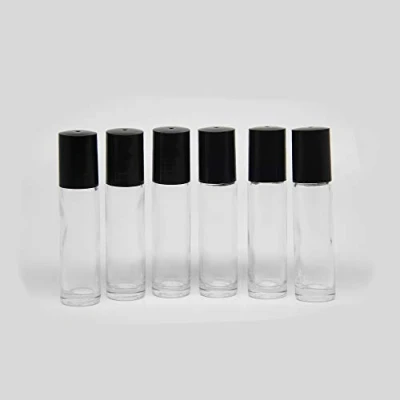 Immagine di YIZHAO Roll On Vuoto per Oli Essenziali,Profumi,10 ml Trasparente Bottiglie Vuote in Vetro, con Sfera Acciaio Inossidabile 12 PCS