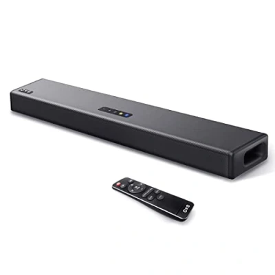 Immagine di OXS S3 Soundbar per TV, Home Theater Bluetooth 5.0, Bassi Dinamici, Suono surround 3D, Ottimizzazione dei dialoghi, Compatibile con AUX/Optical/Coaxial, 3 Modalità Audio, Montabile a Parete