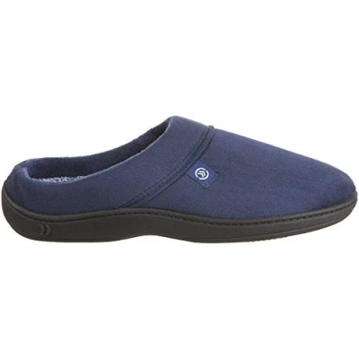 Immagine di Isotoner Microterry Jared Slip on Slipper, Uomo, Microsuede Blu Navy, Large