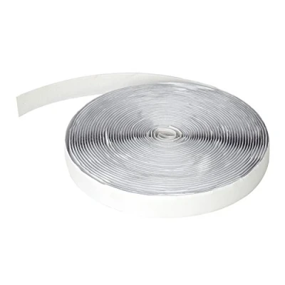 Immagine di HOOMEE Nastro Adesivo A Strappo SOLO PARTE MASCHIO/Parte Ruvida/Con Uncini per Guarnizioni Porte o Finestre Condizionatore Portatile, Tenda con Magneti 12m x 2 cm (BIANCO)