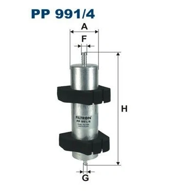 Immagine di FILTRON PP 991/4 Filtro Carburante per condotti/circuiti 10 8 AUDI: Q5, PORSCHE: Macan