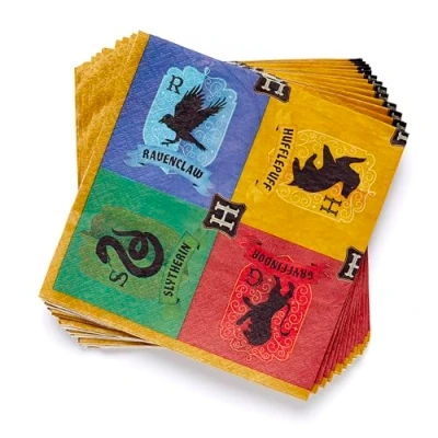 Immagine di Amscan 9915075 Tovaglioli Carta Harry Potter Häuser 16 pezzi 33 x cm