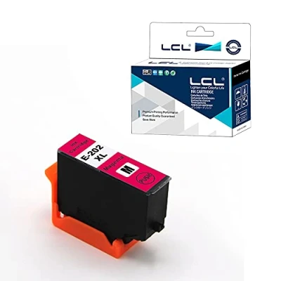 Immagine di LCL Cartucce d&#039;inchiostro Compatibile 202 202XL C13T02H34010 (1Magenta) Sostituzione per Epson Expression Premium XP 6000 6005 6100 6105 XP6000 XP6005 XP6100 XP6105