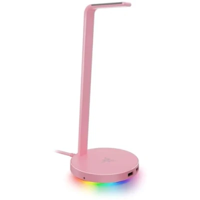 Immagine di RAZER Base Station V2 Chroma Quartz Supporto poggia Cuffie Adatto per (cuffie):Cuffie Over Ear, On Ear Rosa
