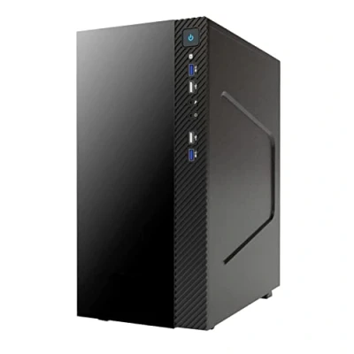 Immagine di Itek SMALLCOM G Case Mini Tower, mATX, 2xUSB3, 2XUSB2, Glossy, Nero