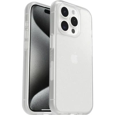 Immagine di OtterBox cover per iPhone 15 Pro Sleek, resistente a shock e cadute, Sottile, testata norme anti caduta MIL STD 810G, Stardust, Senza Retail Package