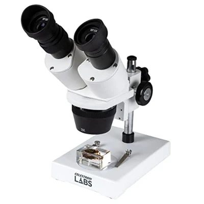 Immagine di Celestron Microscopio stereo, Labs S1030N, Testa binoculare ergonomica, Ingrandimento 10x e 30x