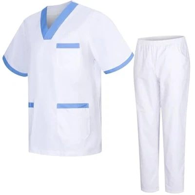 Immagine di MISEMIYA Uniformi Unisex Set Camice Uniforme Medica con Maglia e Pantaloni Mediche sanitarie Ref.8178 X Small, Bianco 68