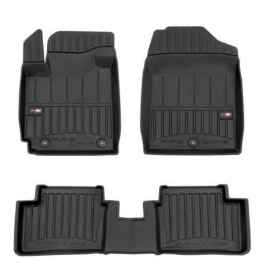 Immagine di FROGUM proLine 3D 3D426795 Set tappetino Gomma anteriore e posteriore 3 nero Su misura KIA: Picanto II
