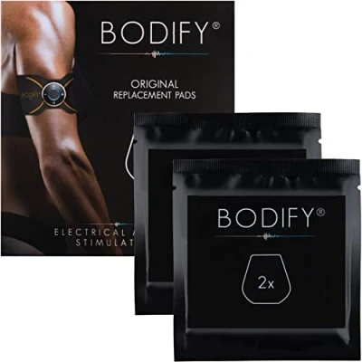 Immagine di Bodify Set di 2 Cuscinetti Ricambio Originali (Senza Controller) per EMS Arm &amp; Leg Trainer PRO Allenatore Muscolare Uomini e Donne
