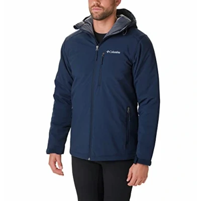 Immagine di Columbia Gate Racer Softshell, Giacca Softshell Uomo, 2 Blu (Collegiate Navy), XL