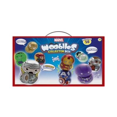 Immagine di Wooblies Marvel Scatola da Collezione Magnetica, con 5 Ragazze dai 3 Anni in su, Multicolore, K02WBM006