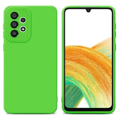 Immagine di Cadorabo Custodia compatibile con Samsung Galaxy A52 (4G / 5G) A52s in FLUID VERDE Coperchio protettivo silicone TPU flessibile