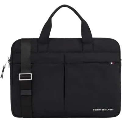 Immagine di Tommy Hilfiger Signature Computer BAG Borsa porta PC, Uomo, Taglia: One Size, Black