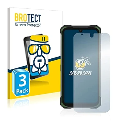 Immagine di brotect Pellicola Protettiva Vetro per Doogee S86 Pro Protezione Schermo (3 Pezzi) [Durezza Estrema 9H, Chiaro]